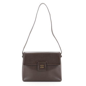 Chanel Vintage Square CC Flap Bag Caviar Medium
