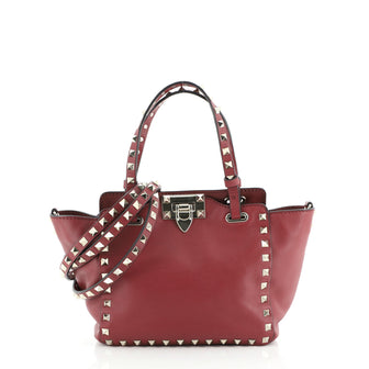 Valentino Rockstud Tote Soft Leather Mini
