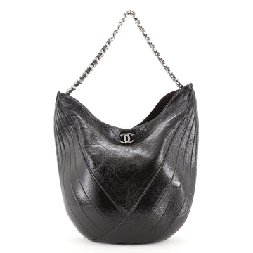 Chanel Droplet Hobo Patent Medium