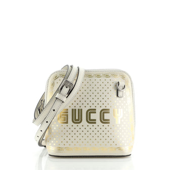 Gucci Dome Crossbody Bag Limited Edition Printed Leather Mini