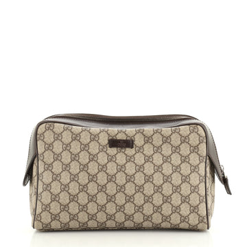 Gucci Zip Pouch GG Coated Canvas Small