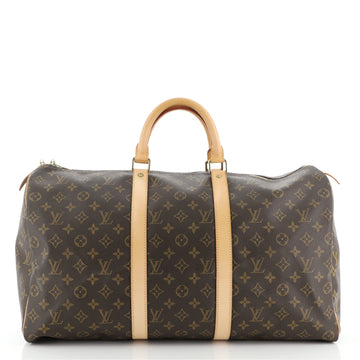 Louis Vuitton Keepall Bag Monogram Canvas 50