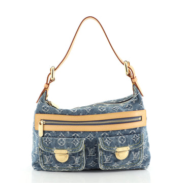 Louis Vuitton Baggy Handbag Denim PM