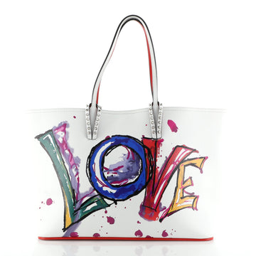 Christian Louboutin Cabata East West Tote Printed Leather Large