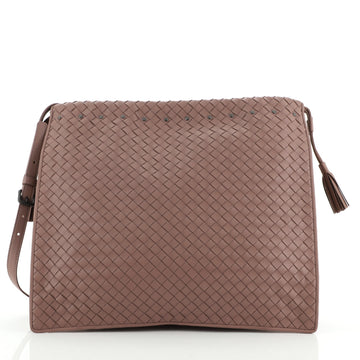 Bottega Veneta Drawstring Tassel Tote Intrecciato Nappa Medium