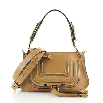Chloe Marcie Saddle Shoulder Bag Leather Small