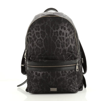 Dolce & Gabbana Vulcano Backpack Printed Nylon