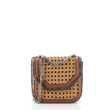 Stella McCartney Falabella Box Shoulder Bag Woven Faux Leather Small