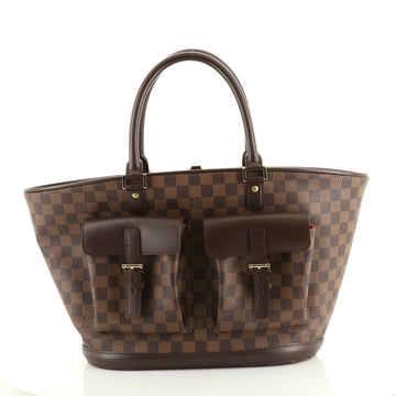 Louis Vuitton Manosque Handbag Damier GM