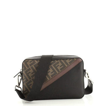 Fendi Camera Case Bag Zucca Coated Canvas and Leather Small
