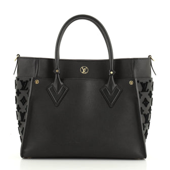 On My Side Tote Monogram Tuffetage Leather