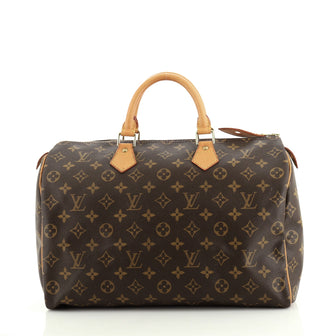Louis Vuitton Speedy Handbag Monogram Canvas 35