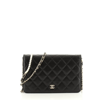 Chanel Pearl Wallet on Chain Quilted Lambskin