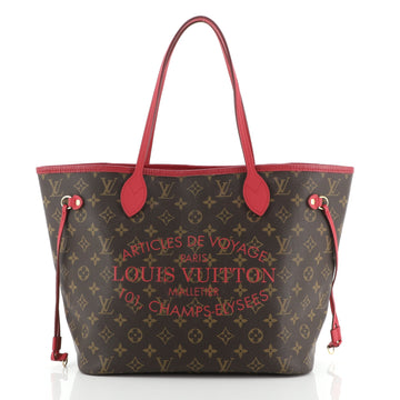 Louis Vuitton Neverfull Tote Limited Edition Ikat Monogram Canvas MM
