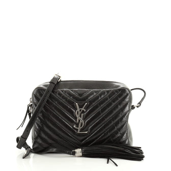 Saint Laurent Lou Camera Bag Matelasse Chevron Leather Small