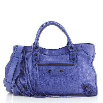 Balenciaga City Classic Studs Bag Leather Medium