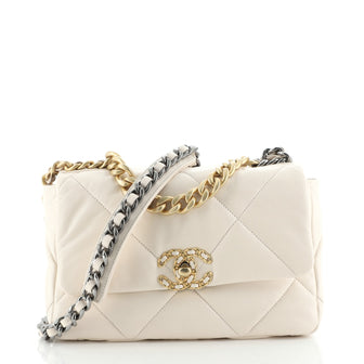 Chanel 19 Flap Bag Quilted Lambskin Medium
