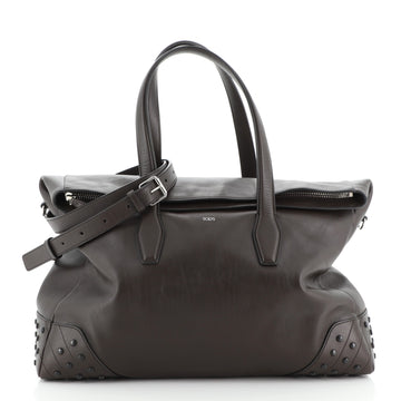 Tod's Wave Convertible Tote Leather Large