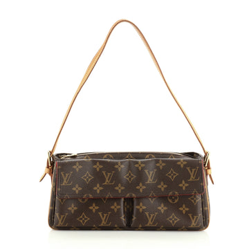 Louis Vuitton Viva Cite Handbag Monogram Canvas MM