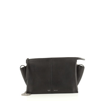 Celine Tri-Fold Clutch on Chain Smooth Leather