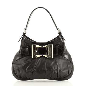 Gucci Queen Hobo Leather Medium