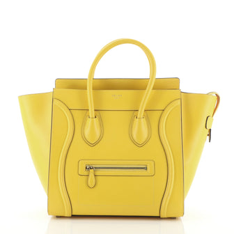 Celine Luggage Bag Smooth Leather Mini