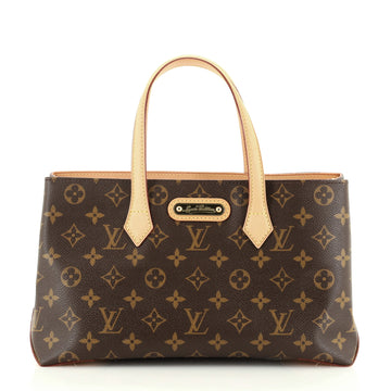 Louis Vuitton Wilshire Handbag Monogram Canvas PM