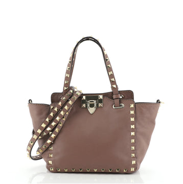 Valentino Rockstud Tote Soft Leather Mini