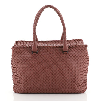 Bottega Veneta Brick Bag Intrecciato Nappa Medium