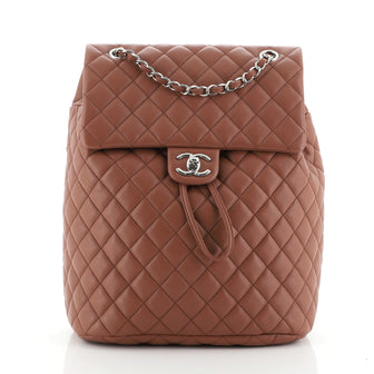 Chanel Urban Spirit Backpack Quilted Lambskin Large