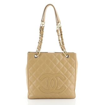 Chanel Petite Shopping Tote Quilted Caviar