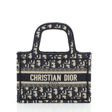Christian Dior Book Tote Oblique Canvas Mini