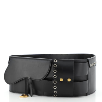Christian Dior Corset Saddle Belt Leather