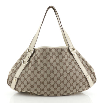 Gucci Abbey Shoulder Bag GG Canvas Medium