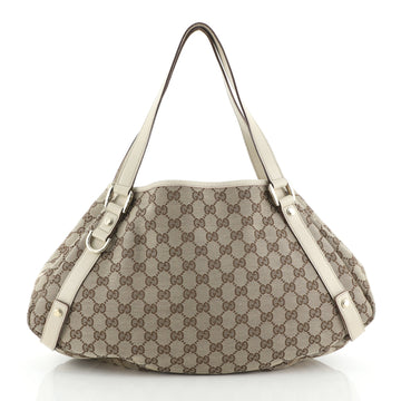 Gucci Abbey Shoulder Bag GG Canvas Medium