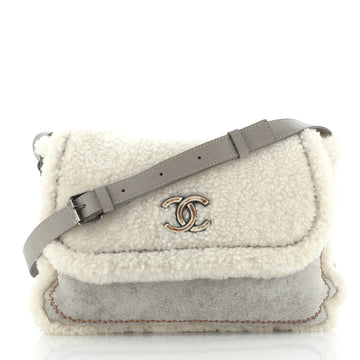 Chanel Paris-Salzburg Austrian Messenger Shearling with Suede Medium