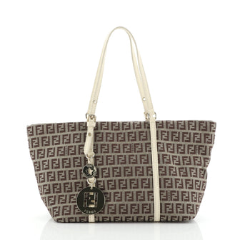 Fendi Superstar Tote Zucchino Canvas Small