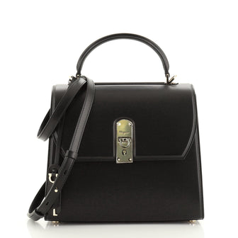 Salvatore Ferragamo Boxyz Top Handle Bag Leather Large
