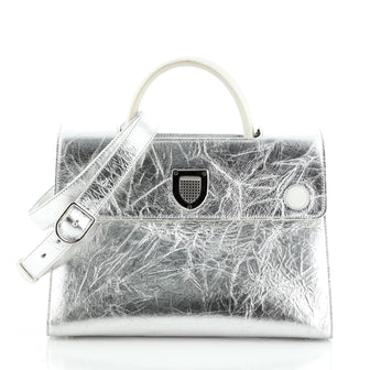 Christian Dior Diorever Handbag Leather Medium