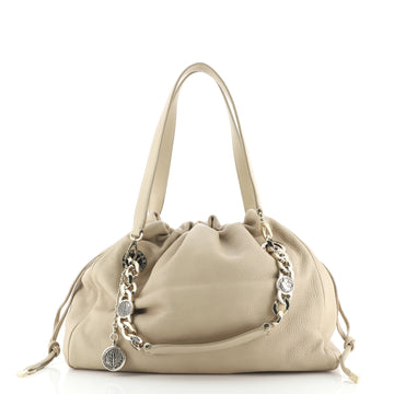 Bvlgari Bonton Chain Tote Leather Medium
