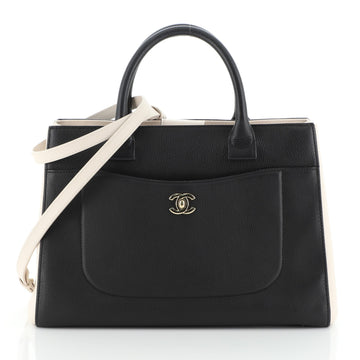 Chanel Neo Executive Tote Grained Calfskin Small