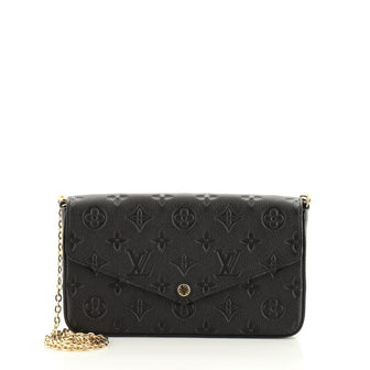 Louis Vuitton Felicie Pochette Monogram Empreinte Leather