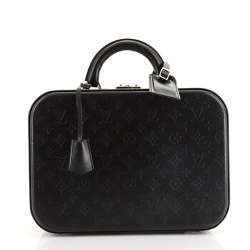 Louis Vuitton Valisette Handbag Monogram Glace Leather MM