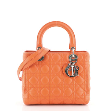 Christian Dior Lady Dior Bag Cannage Quilt Lambskin Medium