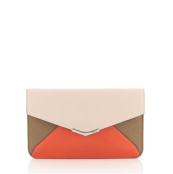 Fendi 2Jours Clutch Leather Large