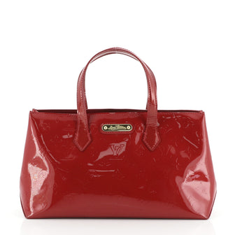 Louis Vuitton Wilshire Handbag Monogram Vernis PM