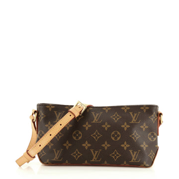 Louis Vuitton Trotteur Handbag Monogram Canvas