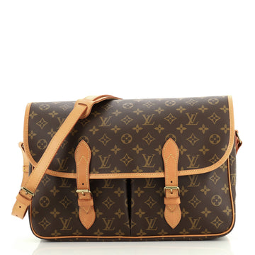 Louis Vuitton Sac Gibeciere Messenger Bag Monogram Canvas GM