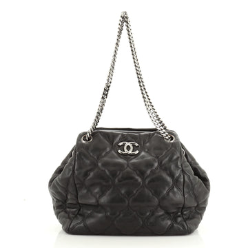 Chanel Paris-Moscow Cells Accordion Tote Quilted Lambskin Small