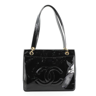 Chanel Vintage Timeless Chain Shoulder Bag Patent Medium